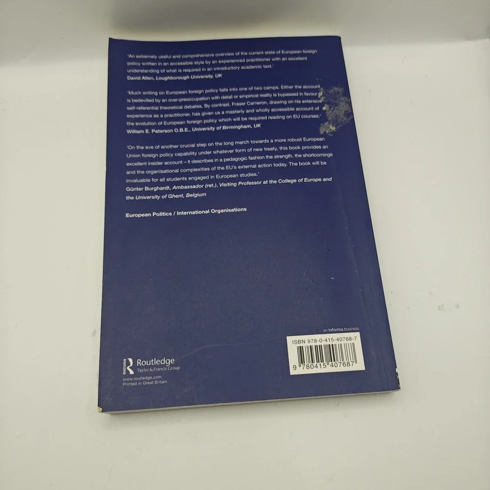An Introduction to European Foreign Policy Fraser Cameron 9780415407687